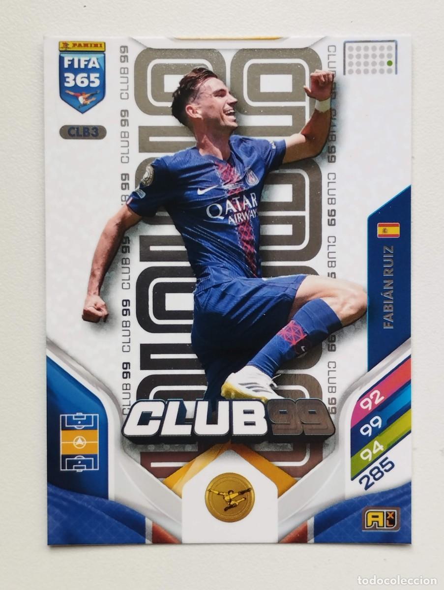 Cromos de f&uacute;tbol: CROMO CARD ADRENALYN FIFA 365 2025 2026 25 26 CLUB 99 CLB3 FABNIAN RUIZ PSG