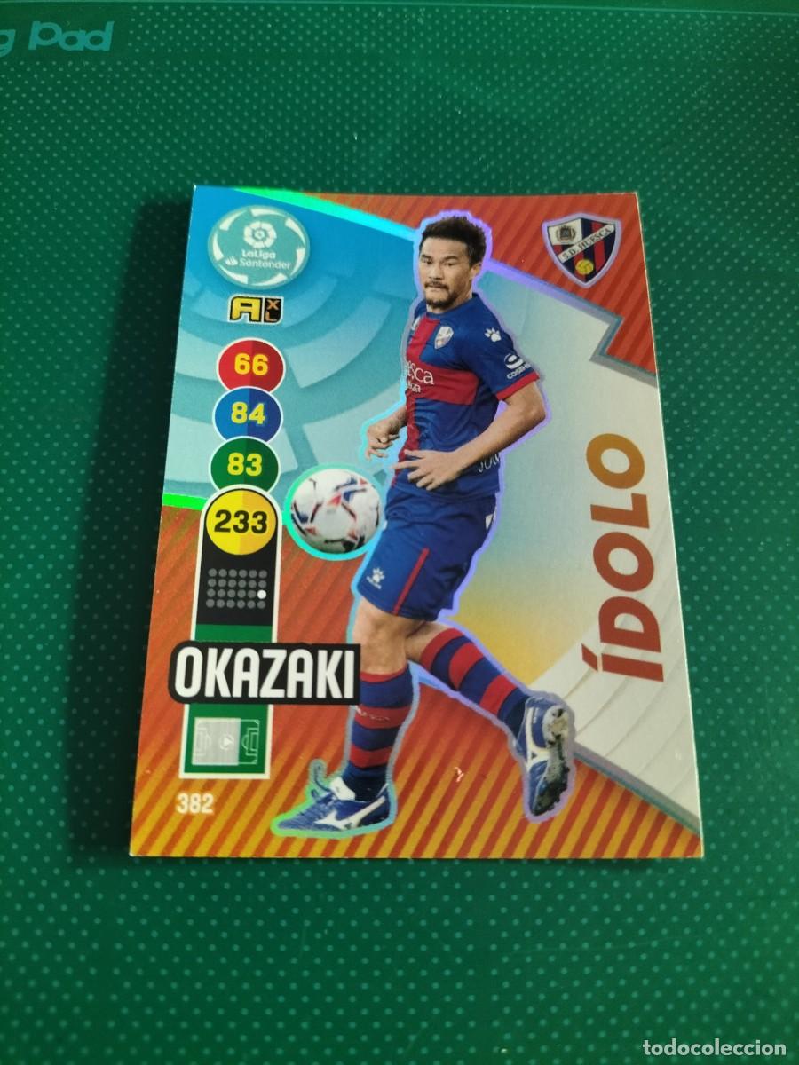 Cartes &agrave; collectionner de Football: 1 CROMO FICHA ADRENALYN 2020-2021 20-21 S.D HUESCA 382 OKAZAKI ( IDOLO