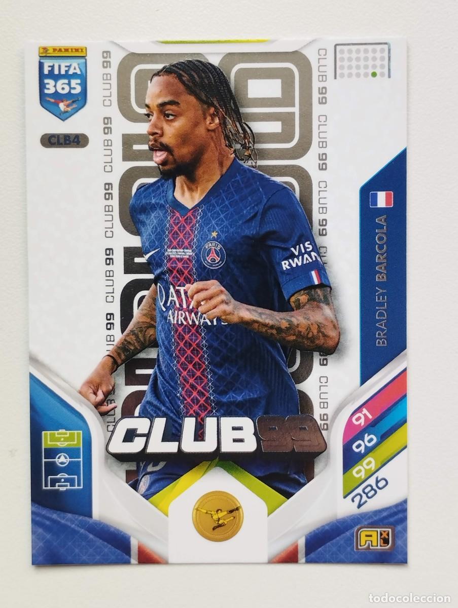 Cromos de f&uacute;tbol: CROMO CARD ADRENALYN FIFA 365 2025 2026 25 26 CLUB 99 CLB4 BRADLEY BARCOLA PSG