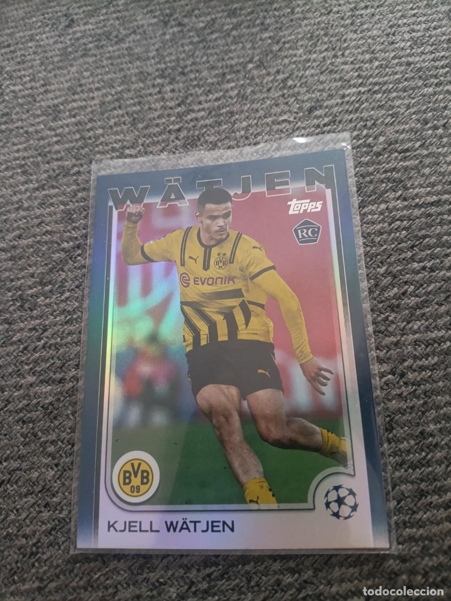 Cartes &agrave; collectionner de Football: Topps Chrome 24-25 Watjen Borussia Dortmund numerada 158/275