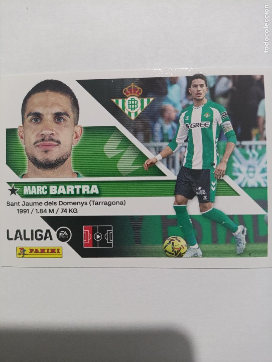 Cartes &agrave; collectionner de Football: LIGA ESTE 2026 2027 REAL BETIS BARTRA N&ordm;7