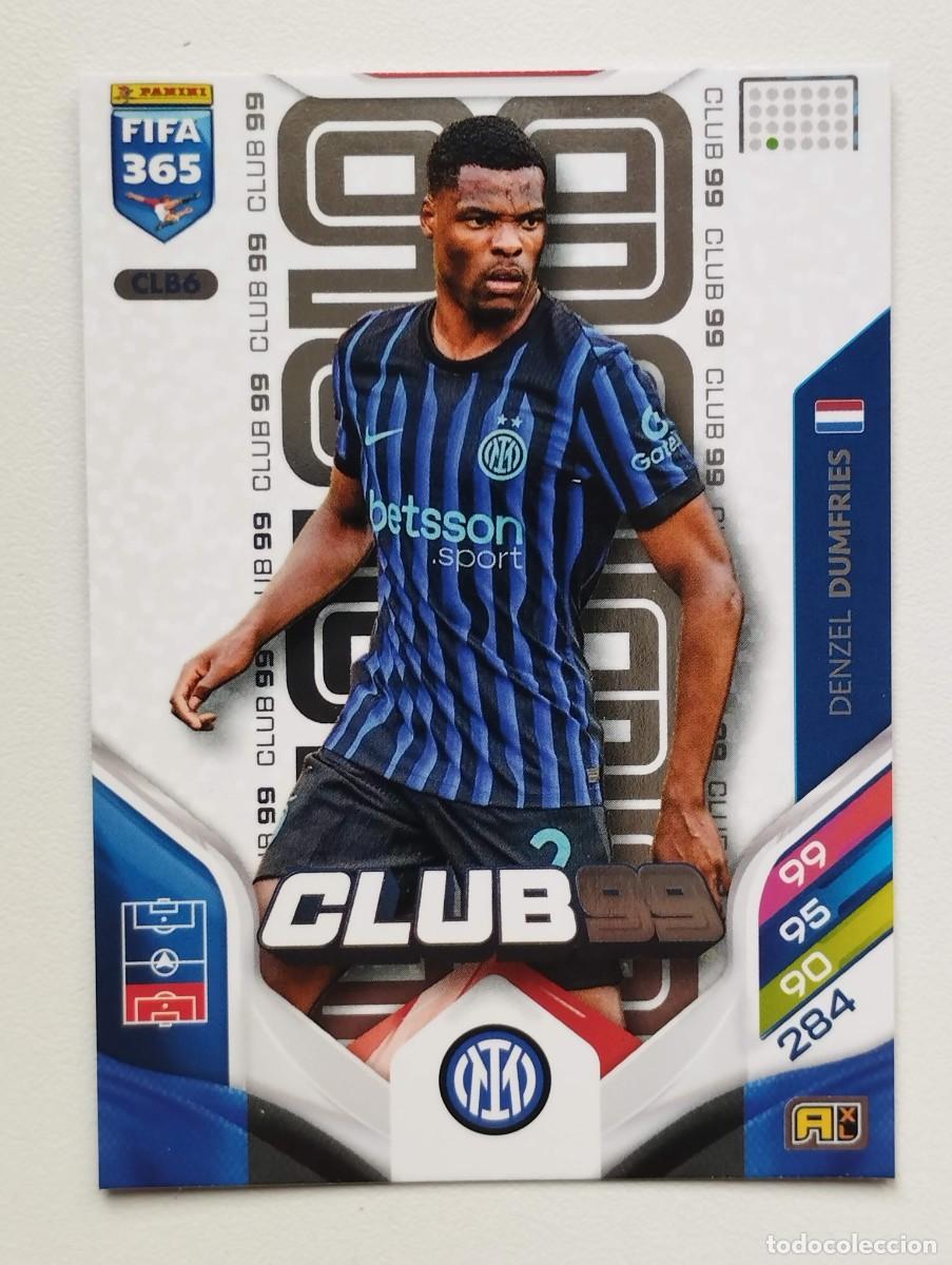 Cromos de f&uacute;tbol: CROMO CARD ADRENALYN FIFA 365 2025 2026 25 26 CLUB 99 CLB6 DENZEL DUMFRIES INTER