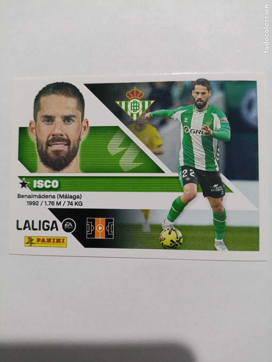 Fu&szlig;ball-Sticker: LIGA ESTE 2026 2027 REAL BETIS ISCO N&ordm;16