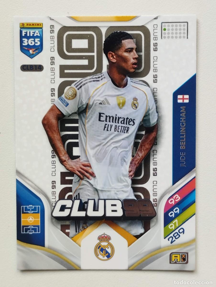 Cromos de f&uacute;tbol: CROMO CARD ADRENALYN FIFA 365 2025 2026 25 26 CLUB 99 CLB14 JUDE BELLINGHAM REAL MADRID