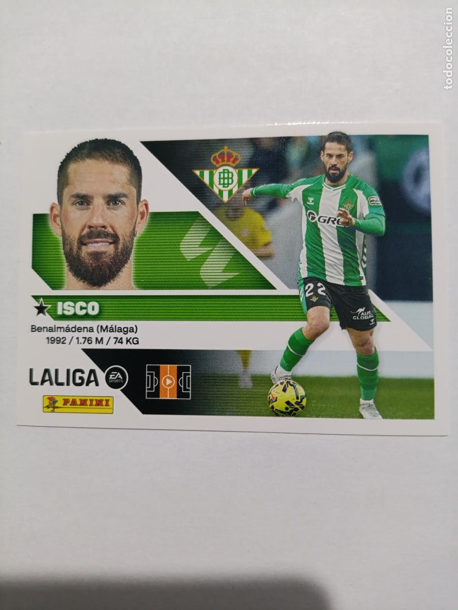 Cartes &agrave; collectionner de Football: LIGA ESTE 2026 2027 REAL BETIS ISCO N&ordm;16