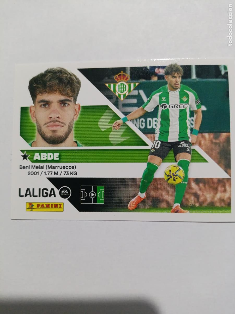 Cartes &agrave; collectionner de Football: LIGA ESTE 2026 2027 REAL BETIS ABDE N&ordm;20