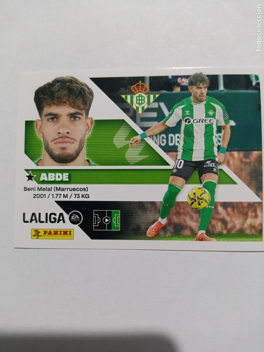 Cartes &agrave; collectionner de Football: LIGA ESTE 2026 2027 REAL BETIS ABDE N&ordm;20
