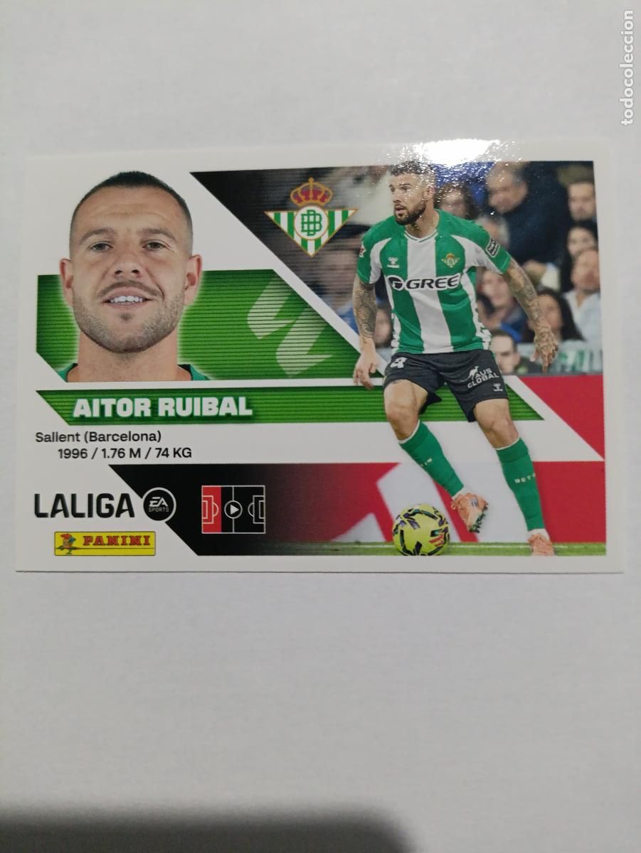 Cartes &agrave; collectionner de Football: LIGA ESTE 2026 2027 REAL BETIS AITOR RUIBAL N&ordm;5A