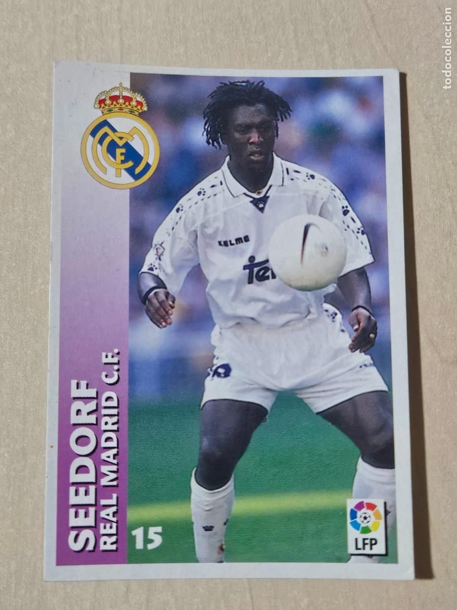 Cartes &agrave; collectionner de Football: FICHA N&ordm; 15 SEEDORF - CHUPA CHUPS 1998-1999, 98-99 - REAL MADRID -