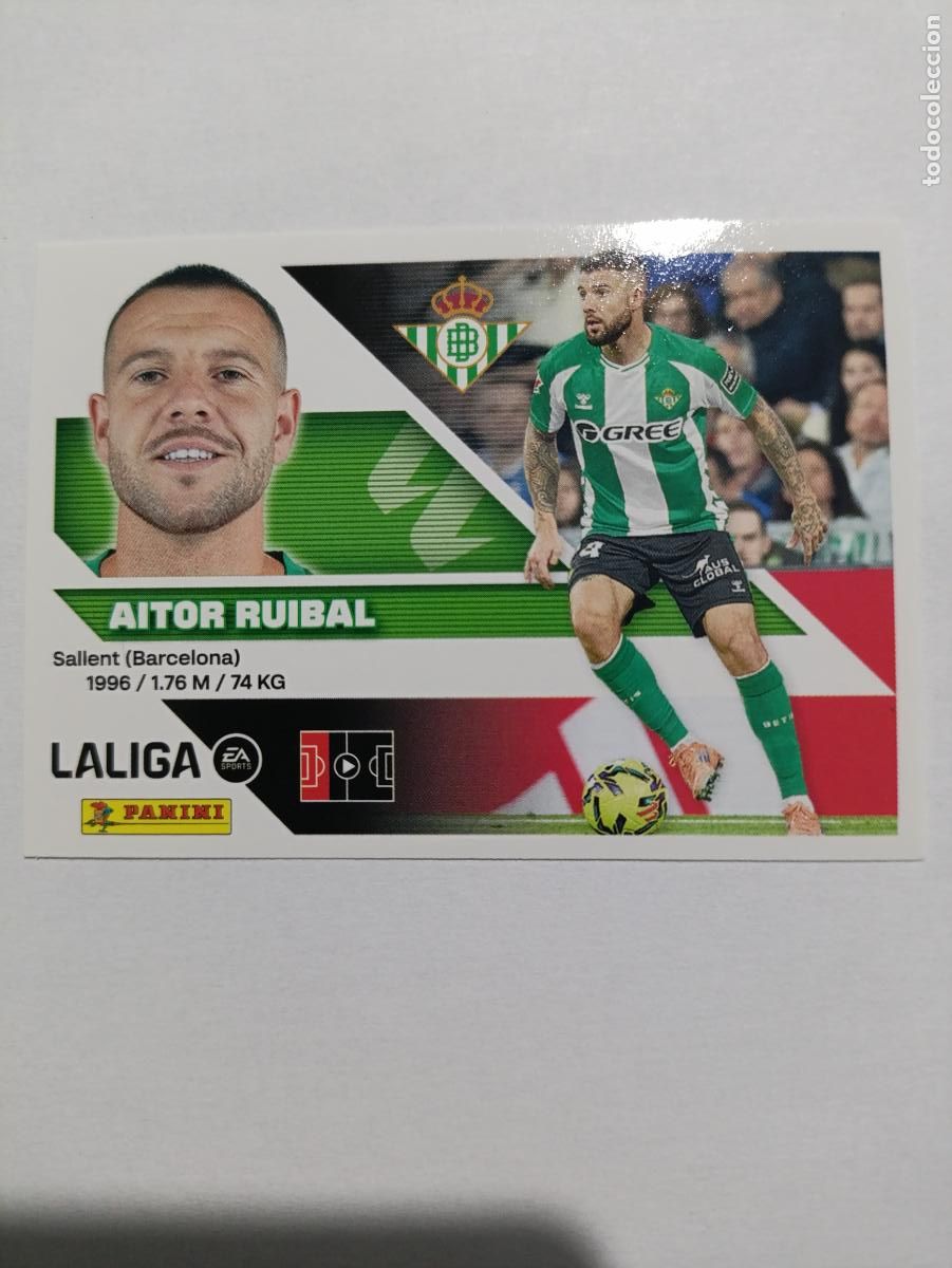 Football Stickers: LIGA ESTE 2026 2027 REAL BETIS AITOR RUIBAL N&ordm;5A