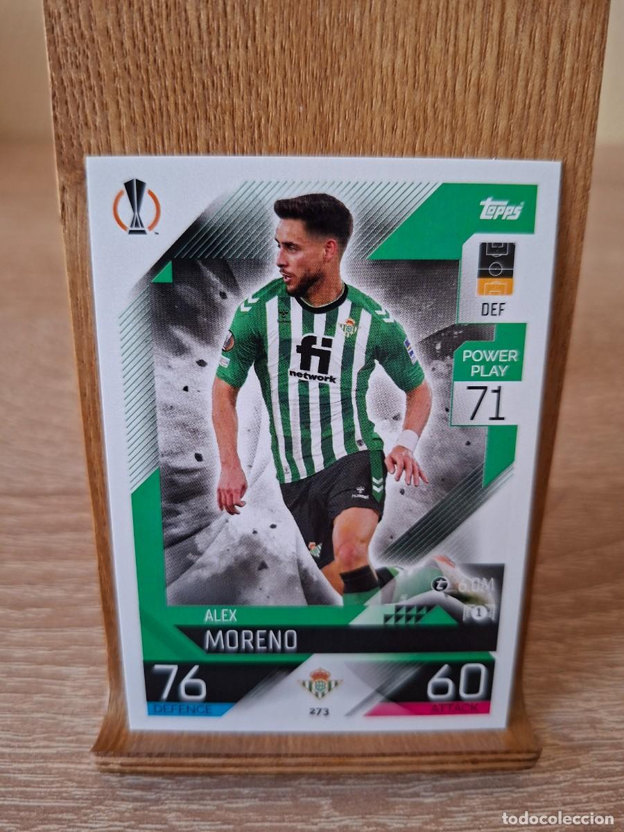 Cromos de Futebol: Alex Moreno #273 Real Betis Topps Match Attax Champions League 2022 2023