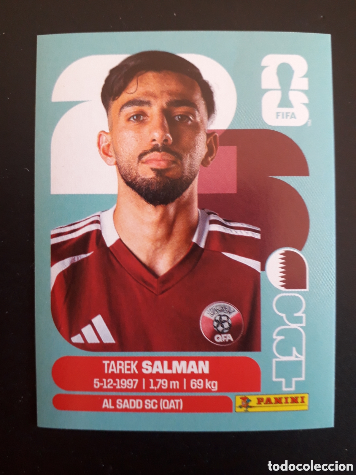 Cromos de Futebol: SALMAN QATAR QAT 8 MUNDIAL F&Uacute;TBOL 2026 FIFA WORLD CUP PANINI SIN PEGAR PEDIDO M&Iacute;NIMO 3&euro;