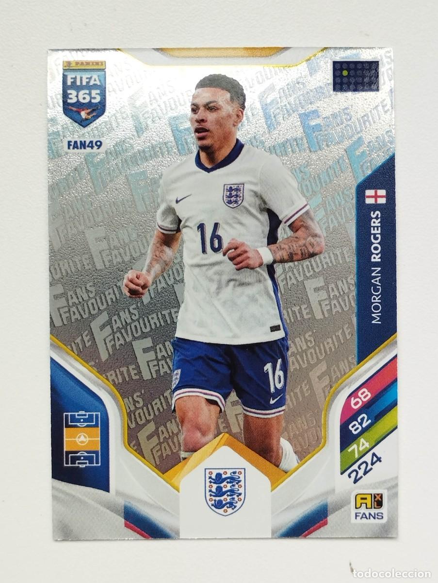 Cromos de f&uacute;tbol: CROMO CARD ADRENALYN FIFA 365 2025 2026 25 26 FANS FAVOURITE FAN49 MORGAN ROGERS INGLATERRA