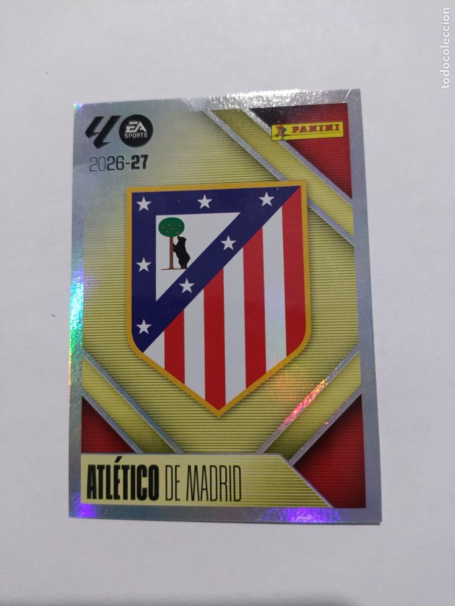 Fu&szlig;ball-Sticker: LIGA ESTE 2026 2027 ATLETICO DE MADRID ESCUDO N&ordm;1