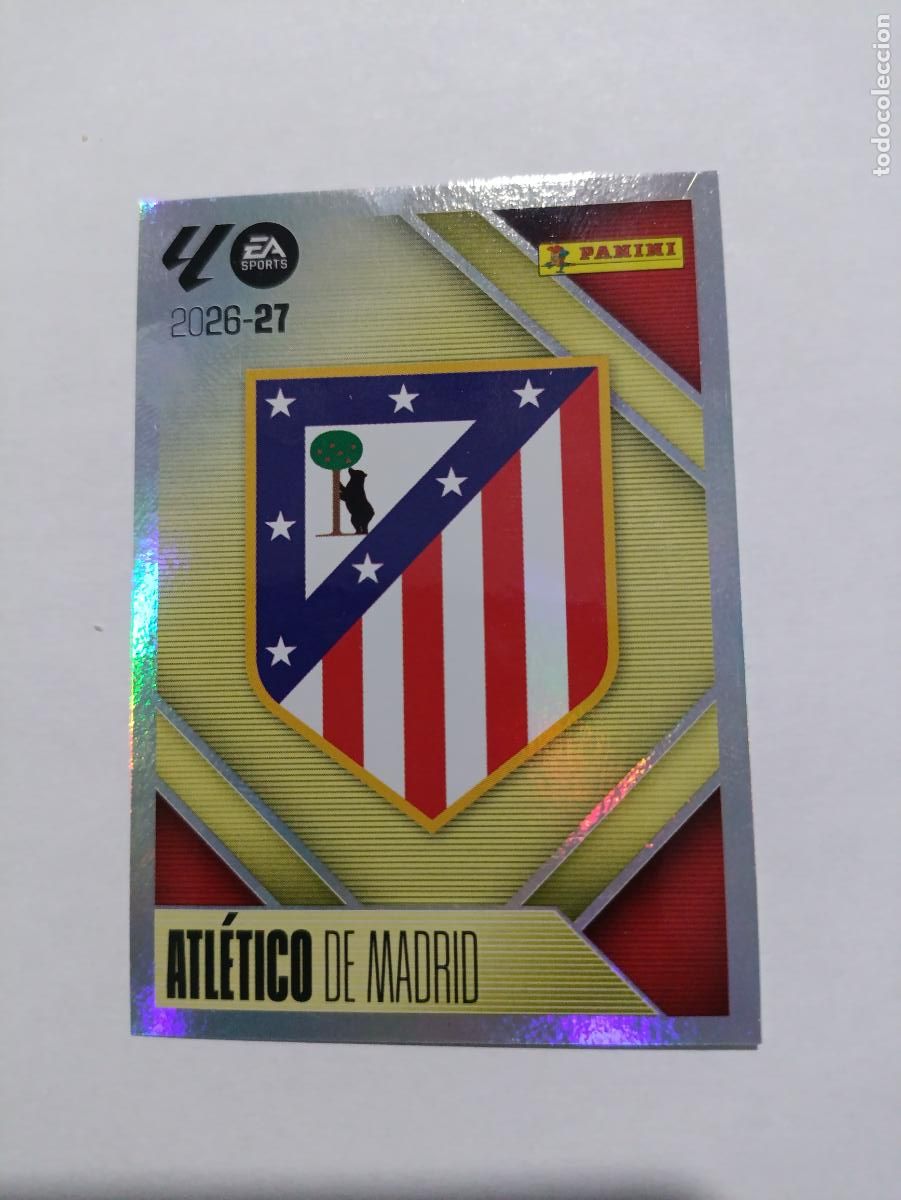 Fu&szlig;ball-Sticker: LIGA ESTE 2026 2027 ATLETICO DE MADRID ESCUDO N&ordm;1