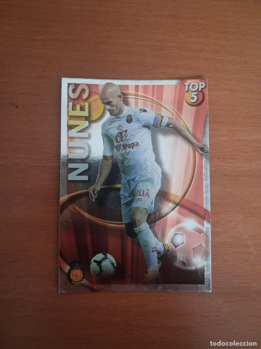 Football Stickers: Mundicromo Official Quiz Game Collection 2010 2011 Top 5 Rojo RCD Mallorca 575 Nunes