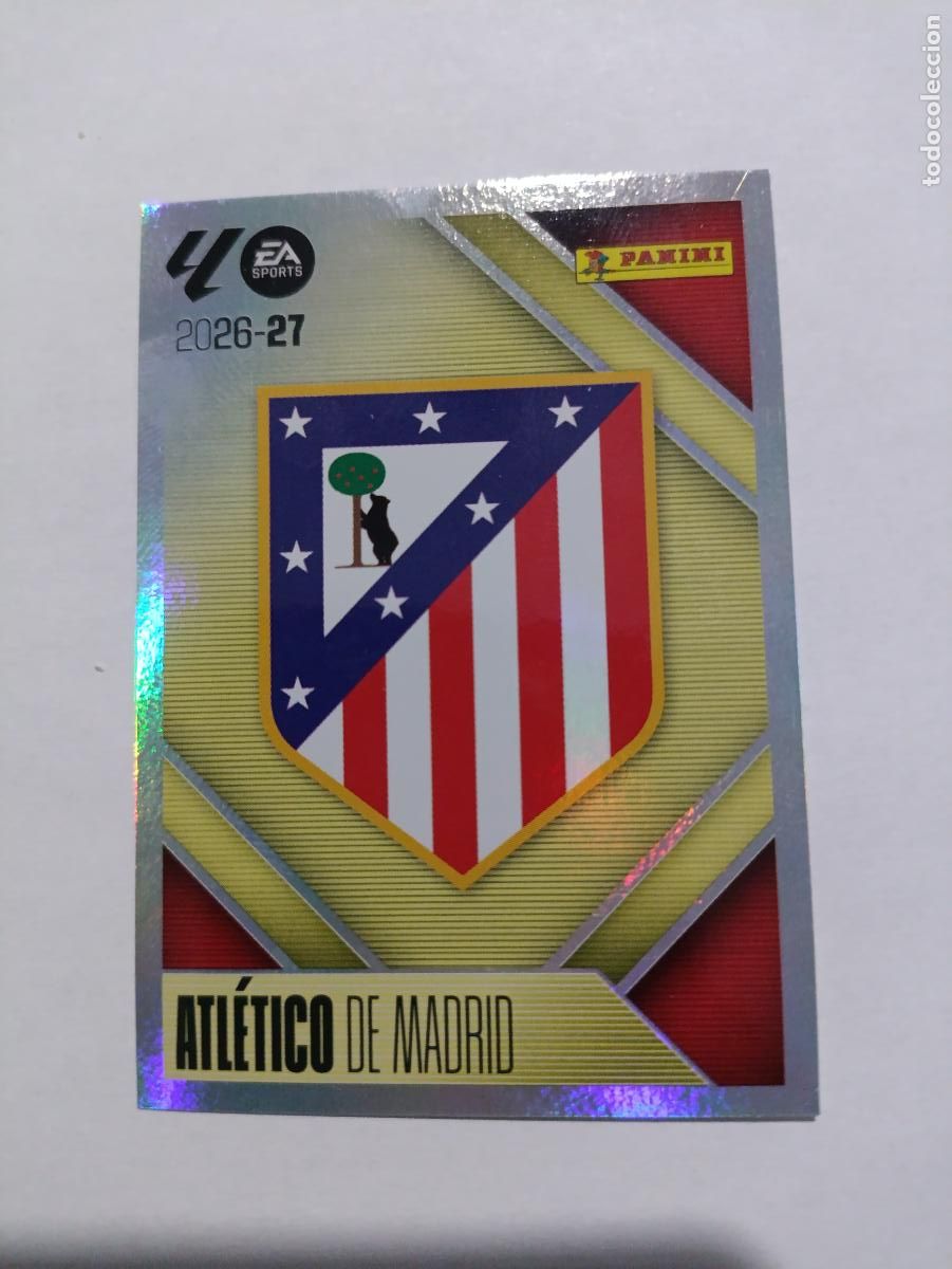 Football Stickers: LIGA ESTE 2026 2027 ATLETICO DE MADRID ESCUDO N&ordm;1