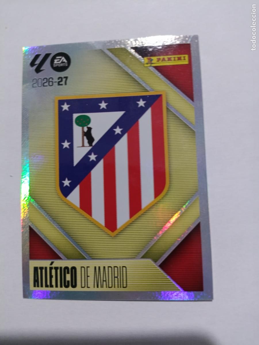 Football Stickers: LIGA ESTE 2026 2027 ATLETICO DE MADRID ESCUDO N&ordm;1