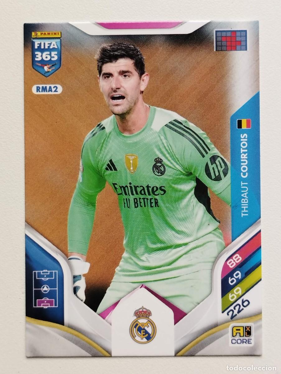 Cromos de f&uacute;tbol: CROMO CARD ADRENALYN FIFA 365 2025 2026 25 26 RMA2 THIBAUT COURTOIS REAL MADRID