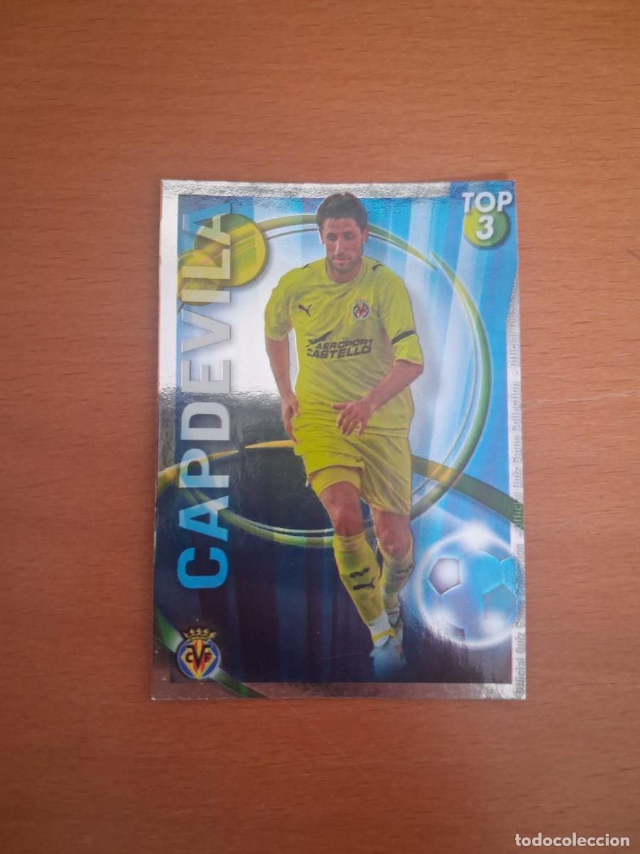 Fu&szlig;ball-Sticker: Mundicromo Official Quiz Game Collection 2010 2011 Top 3 Azul Villarreal CF 579 Capdevila