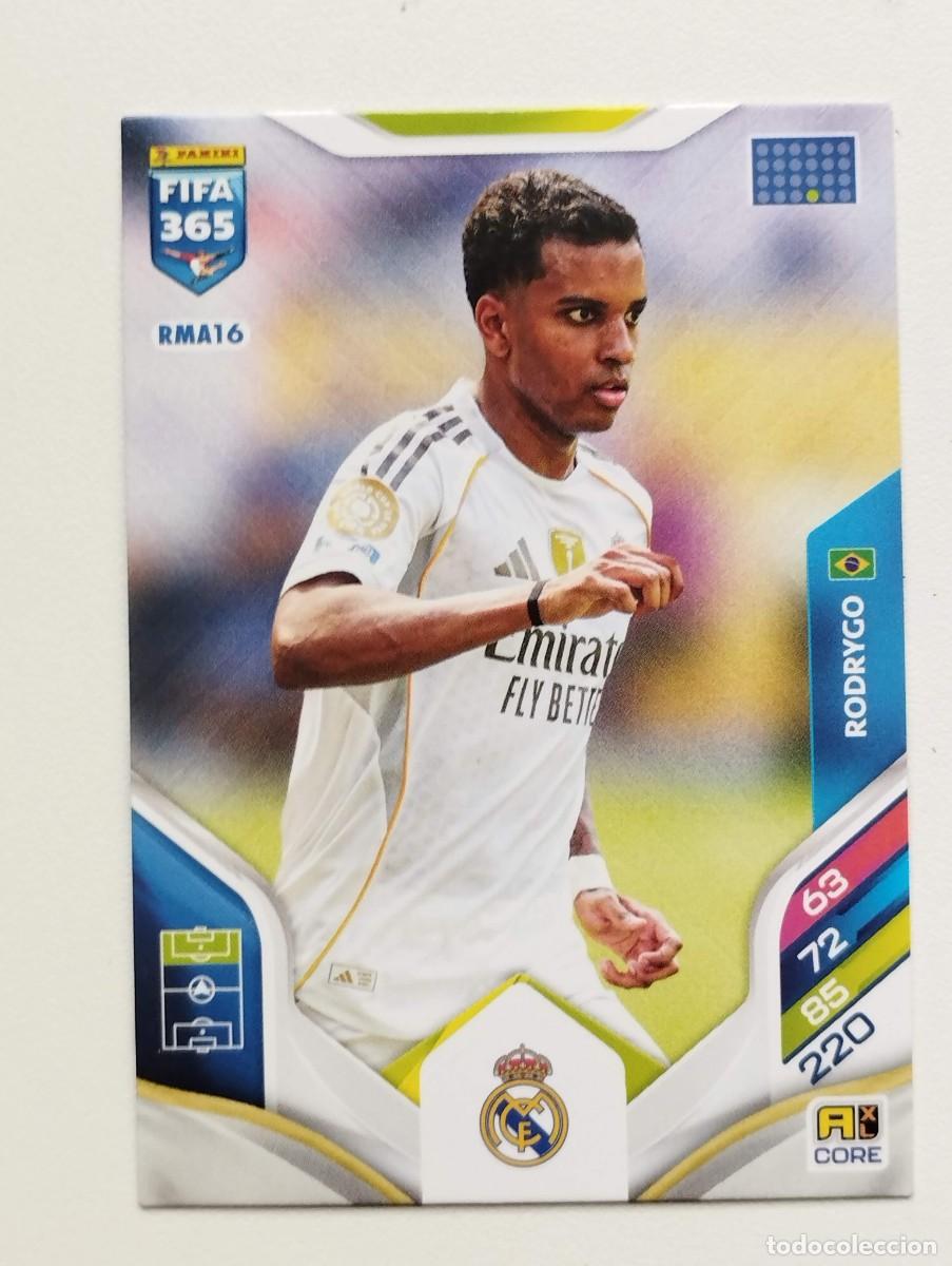 Cromos de f&uacute;tbol: CROMO CARD ADRENALYN FIFA 365 2025 2026 25 26 RMA16 RODRYGO REAL MADRID