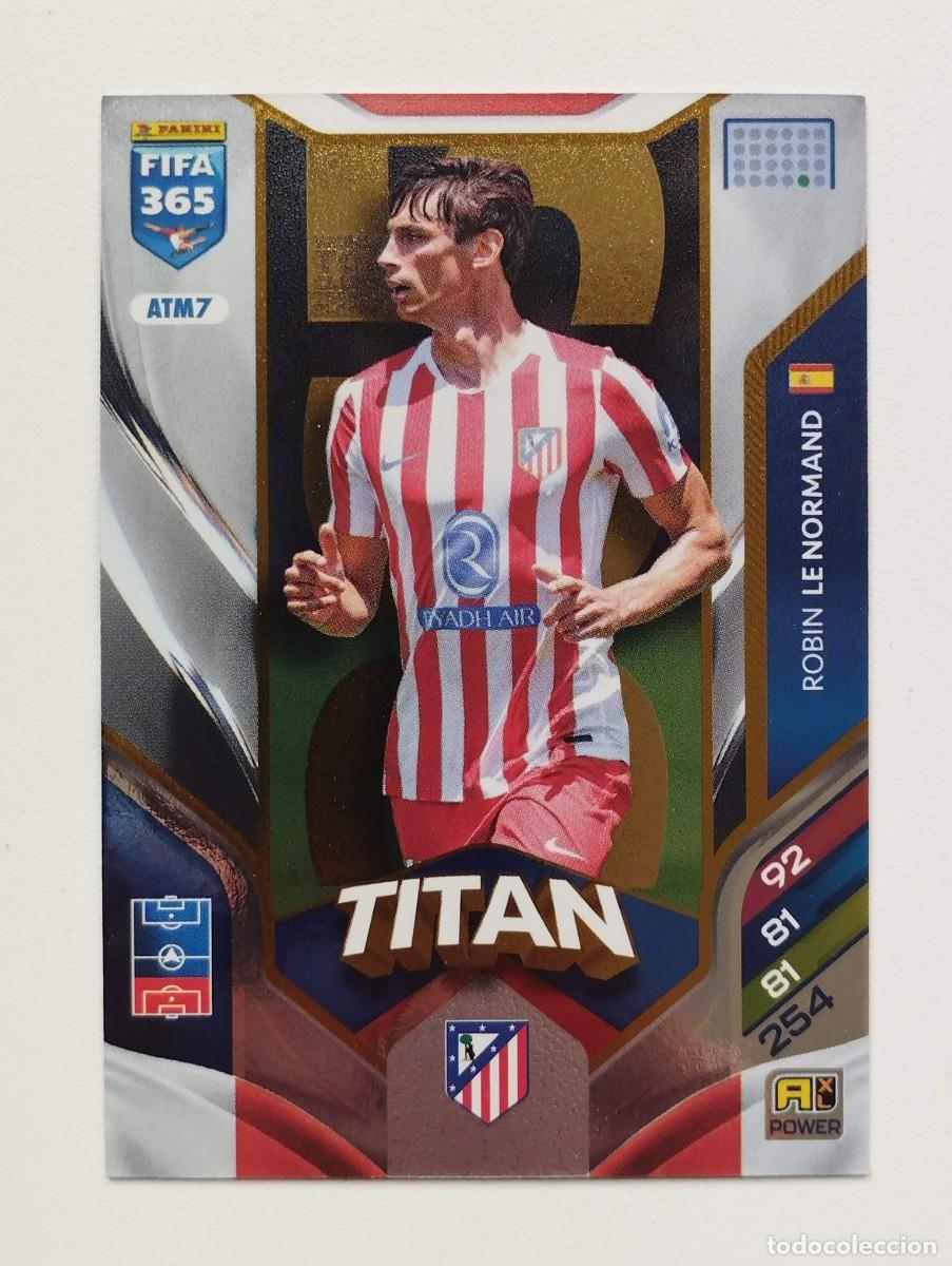 Figurine di Calcio: CROMO CARD ADRENALYN FIFA 365 2025 2026 25 26 ATM7 LE NORMAND TITAN ATLETICO DE MADRID