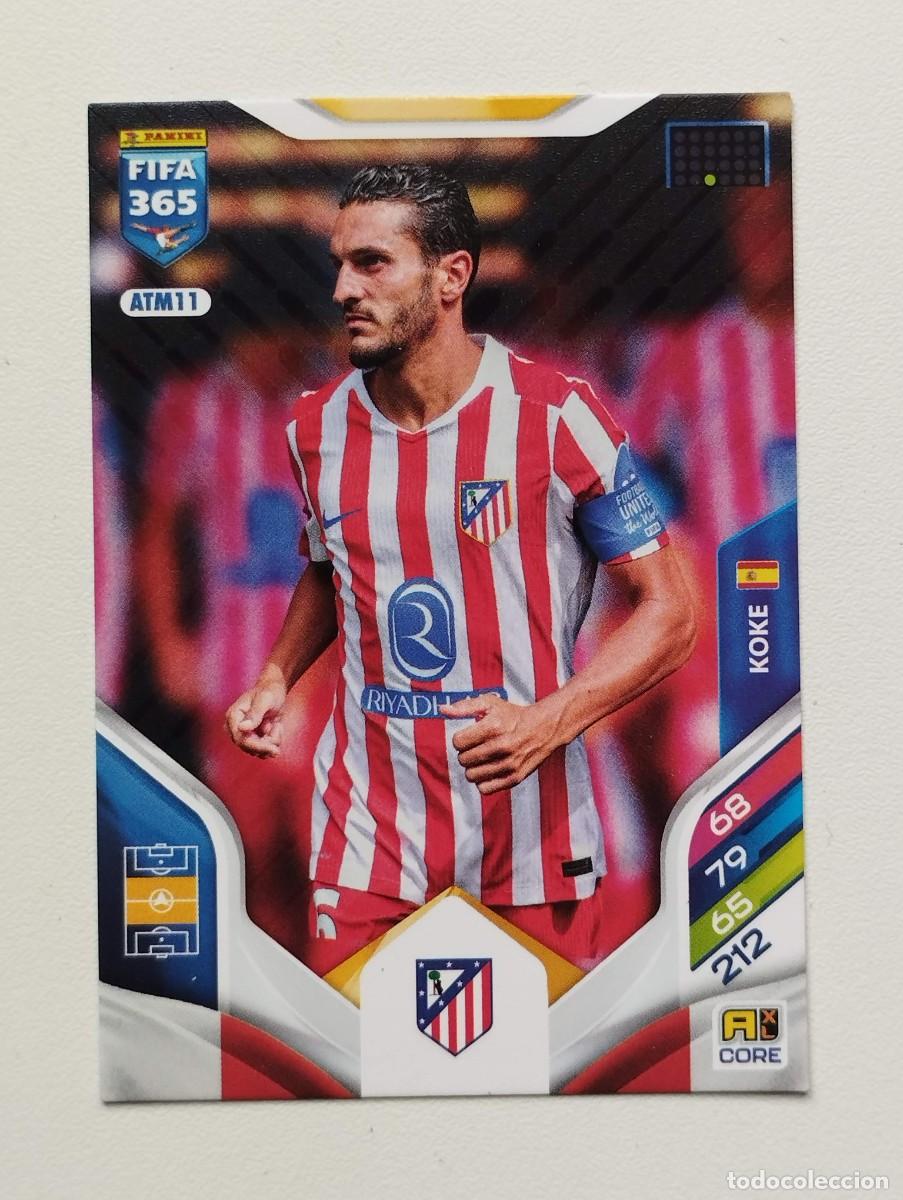 Cromos de f&uacute;tbol: CROMO CARD ADRENALYN FIFA 365 2025 2026 25 26 ATM11 KOKE ATLETICO DE MADRID
