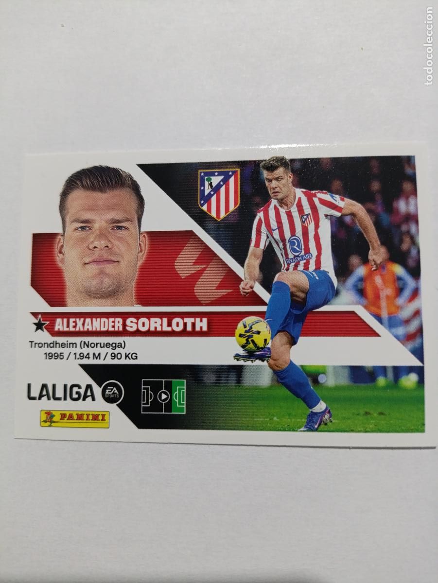 Fu&szlig;ball-Sticker: LIGA ESTE 2026 2027 ATLETICO DE MADRID SORLOTH N&ordm;19
