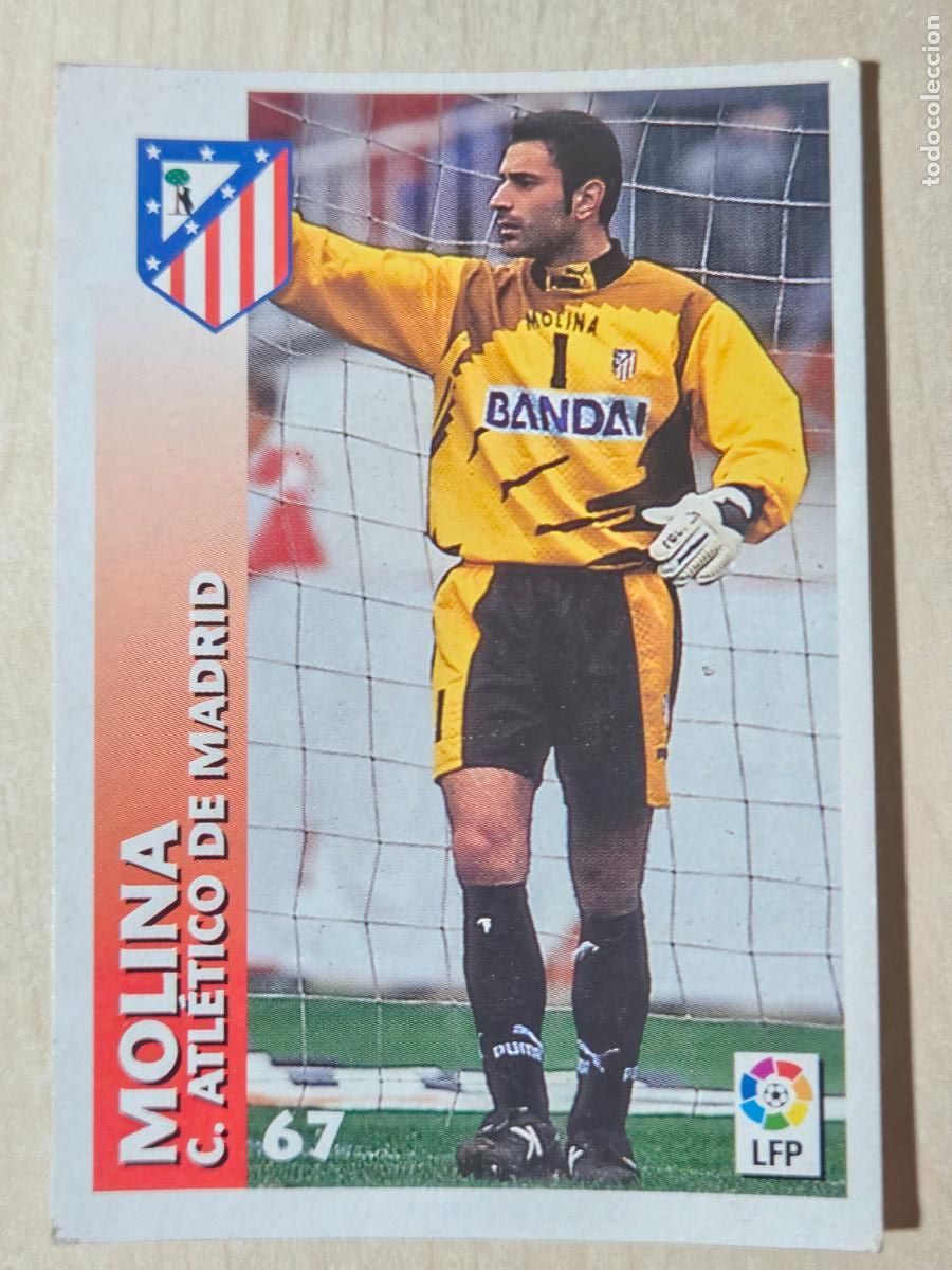 Fu&szlig;ball-Sticker: FICHA N&ordm; 67 MOLINA - CHUPA CHUPS 1998-1999, 98-99 - ATLETICO DE MADRID