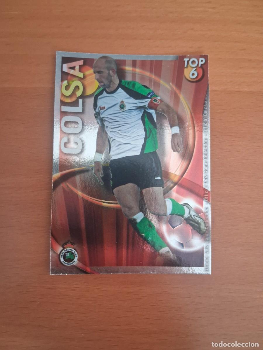 Fu&szlig;ball-Sticker: Mundicromo Official Quiz Game Collection 2010 2011 Top 6 Rojo Racing de Santander 592 Colsa