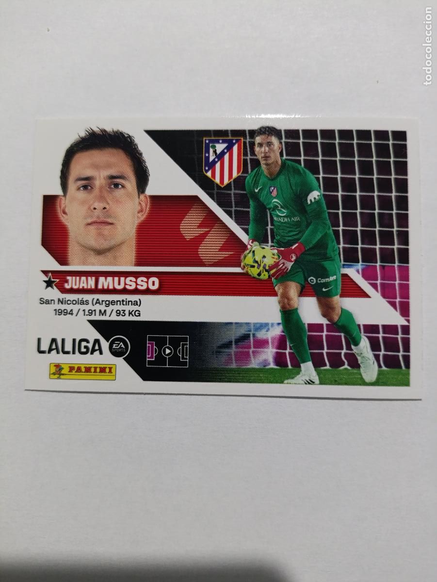 Fu&szlig;ball-Sticker: LIGA ESTE 2026 2027 ATLETICO DE MADRID MUSSO N&ordm;4