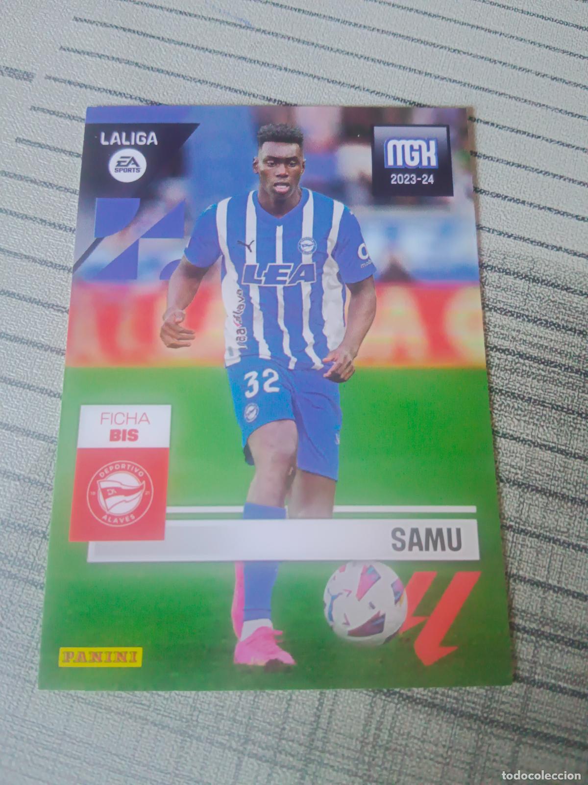 Cartes &agrave; collectionner de Football: MEGACRACKS 2023 2024 23 24 LA LIGA N&ordm; 32 BIS SAMU ALAVES MEGA CRACKS MGK