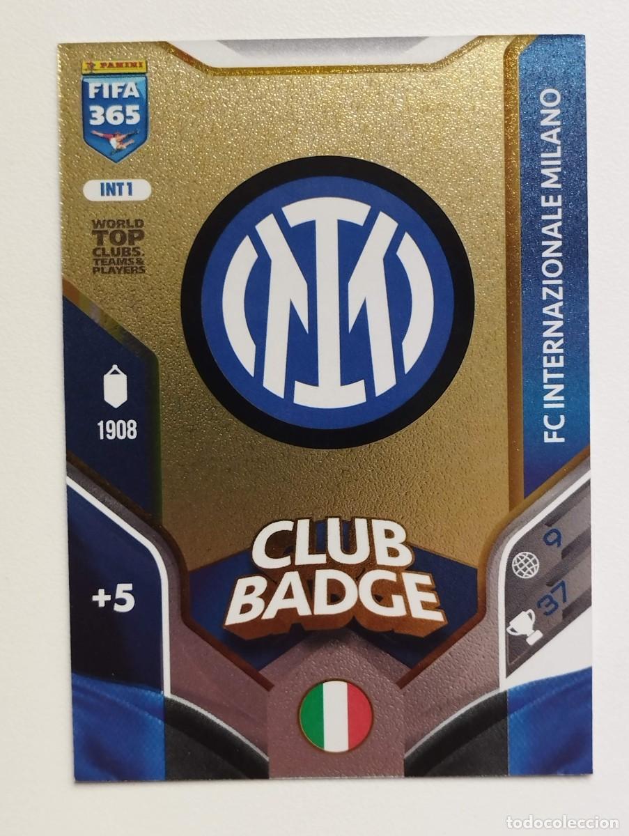 Cromos de f&uacute;tbol: CROMO CARD ADRENALYN FIFA 365 2025 2026 25 26 INT1 INTER ESCUDO CLUB BADGE