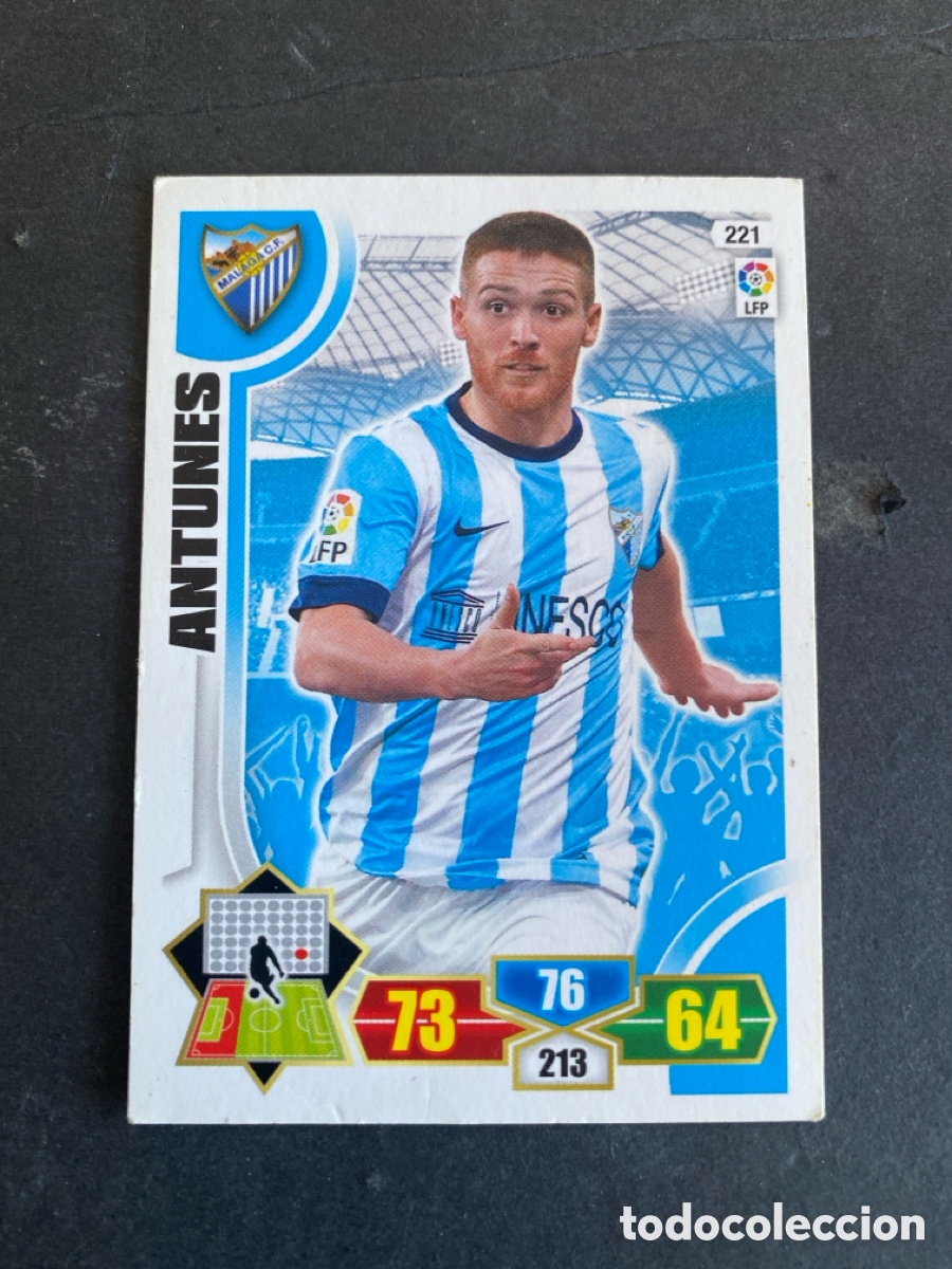 Cartes &agrave; collectionner de Football: Cromo Adrenalyn liga 13/14 M&aacute;laga N* 221