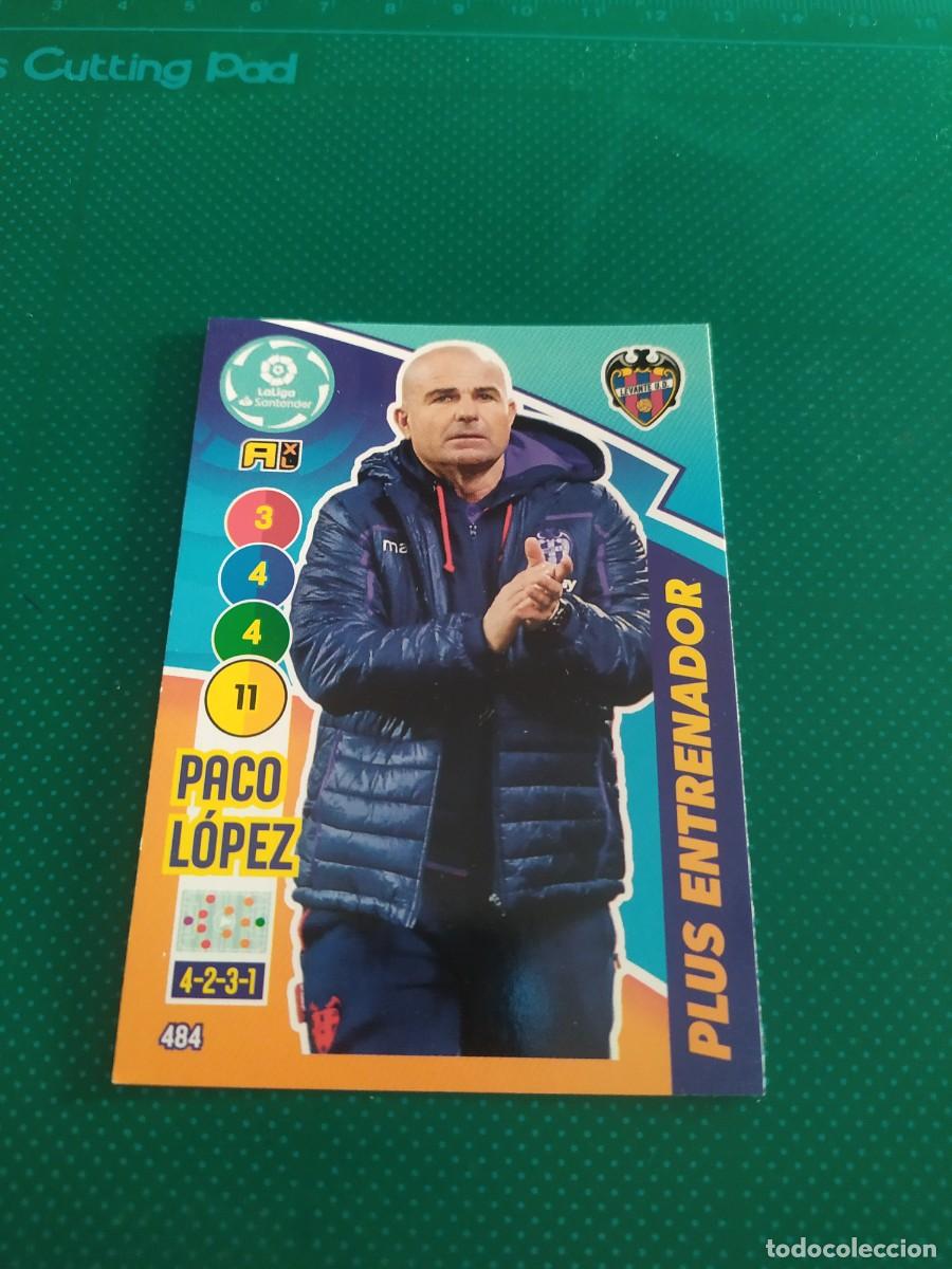 Cartes &agrave; collectionner de Football: 1 CROMO FICHA ADRENALYN 2020-2021 20-21 U.D LEVANTE 484 PACO L&Oacute;PEZ ( ENTRENADOR