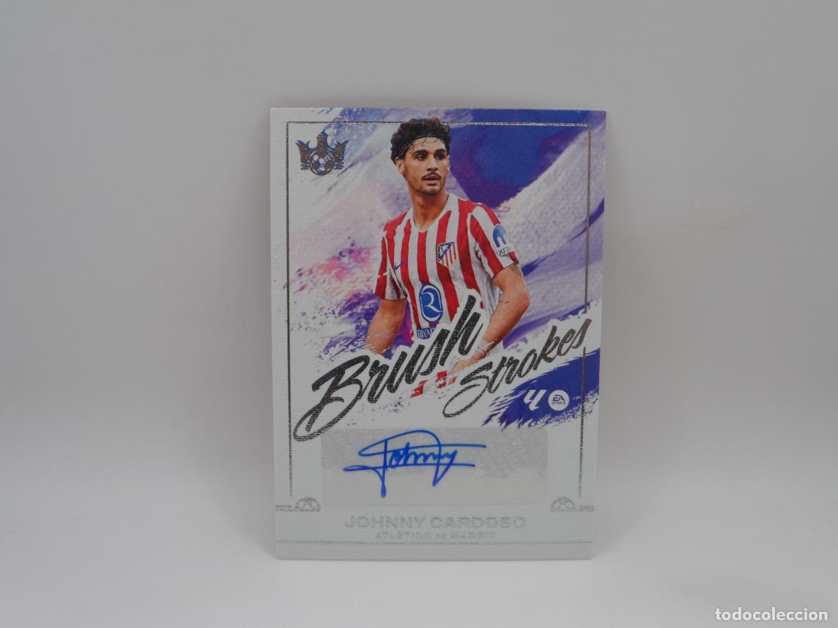 Cartes &agrave; collectionner de Football: AUTO JOHNNY CARDOSO ATLETICO DE MADRID PANINI PITCH KINGS 2025 2026 25 26 AUTOGRAFO