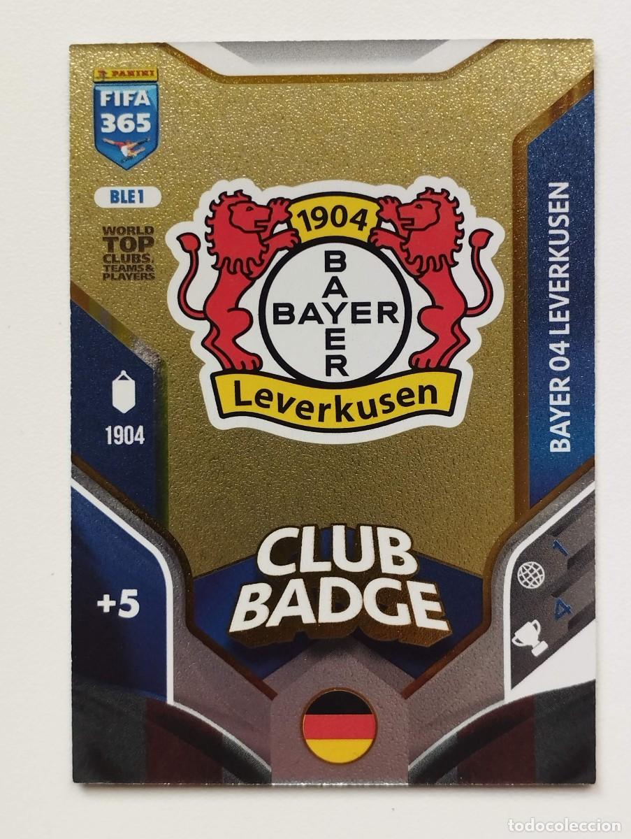Cromos de f&uacute;tbol: CROMO CARD ADRENALYN FIFA 365 2025 2026 25 26 BLE1 BAYER LEVERKUSEN ESCUDO CLUB BADGE