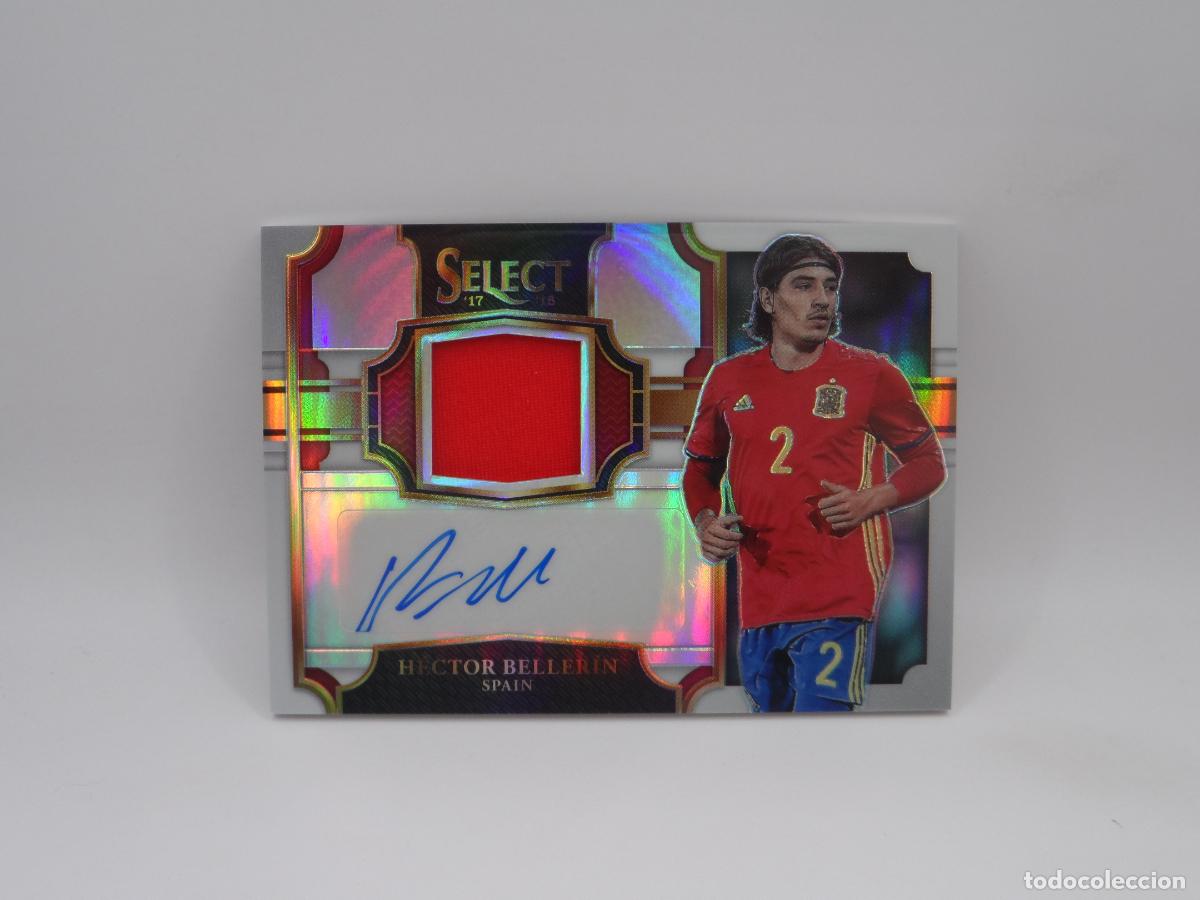 Football Stickers: AUTO + PARCHE BELLERIN ESPA&Ntilde;A PANINI SELECT 2017 2018 BETIS AUTOGRAFO SELECCION ESPA&Ntilde;OLA