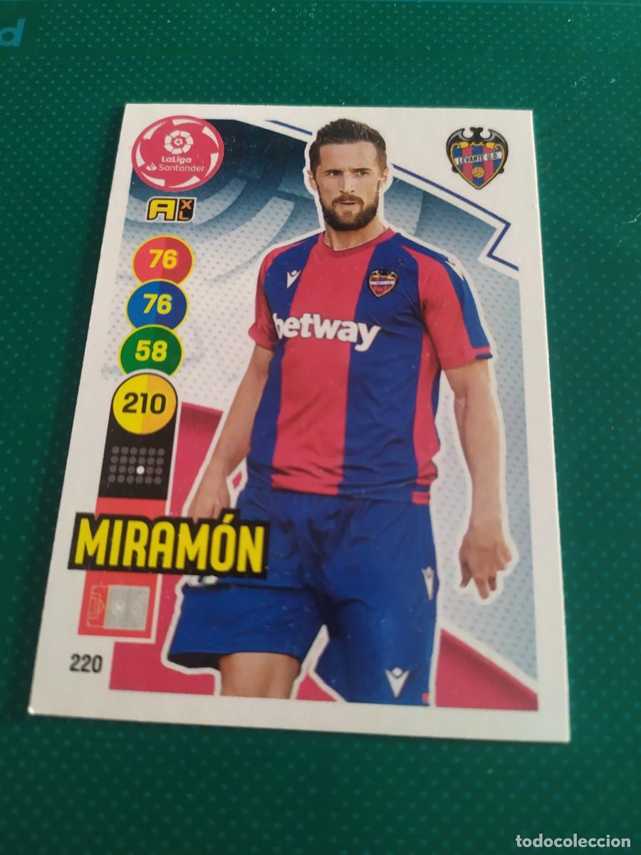 Football Stickers: 1 CROMO FICHA ADRENALYN 2020-2021 20-21 U.D LEVANTE 220 MIRAMON