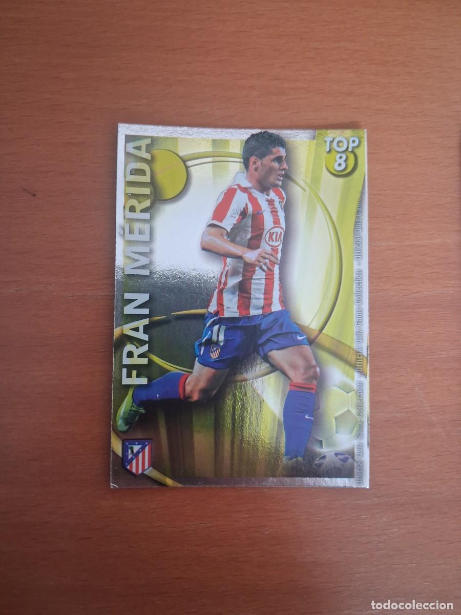 Cromos de Futebol: Mundicromo Official Quiz Game Collection 2010 2011 Top 8 Amarillo Atletico de Madrid 607 Fran Merida