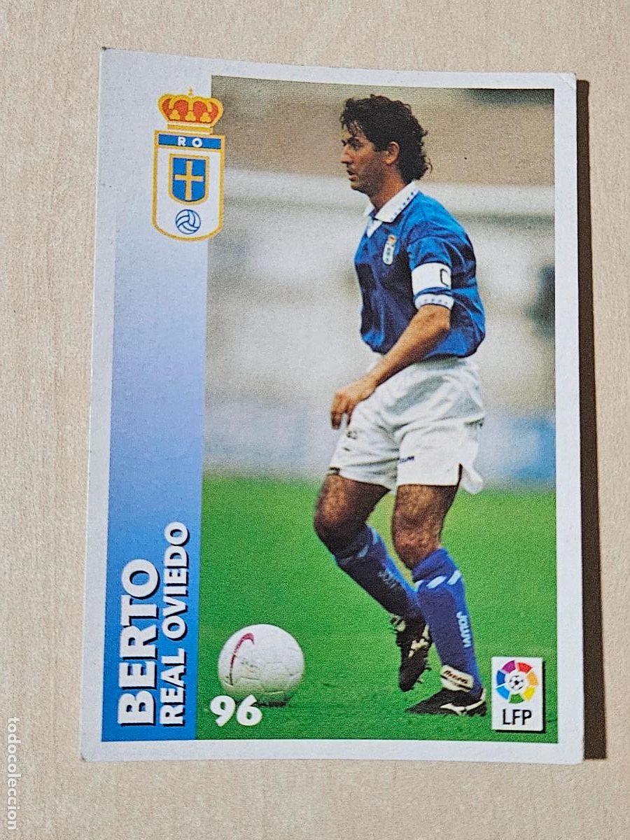 Cromos de Futebol: FICHA N&ordm; 96 BERTO - CHUPA CHUPS 1998-1999, 98-99 - REAL OVIEDO