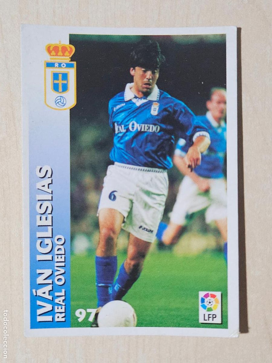 Figurine di Calcio: FICHA N&ordm; 97 IVAN IGLESIAS - CHUPA CHUPS 1998-1999, 98-99 - REAL OVIEDO