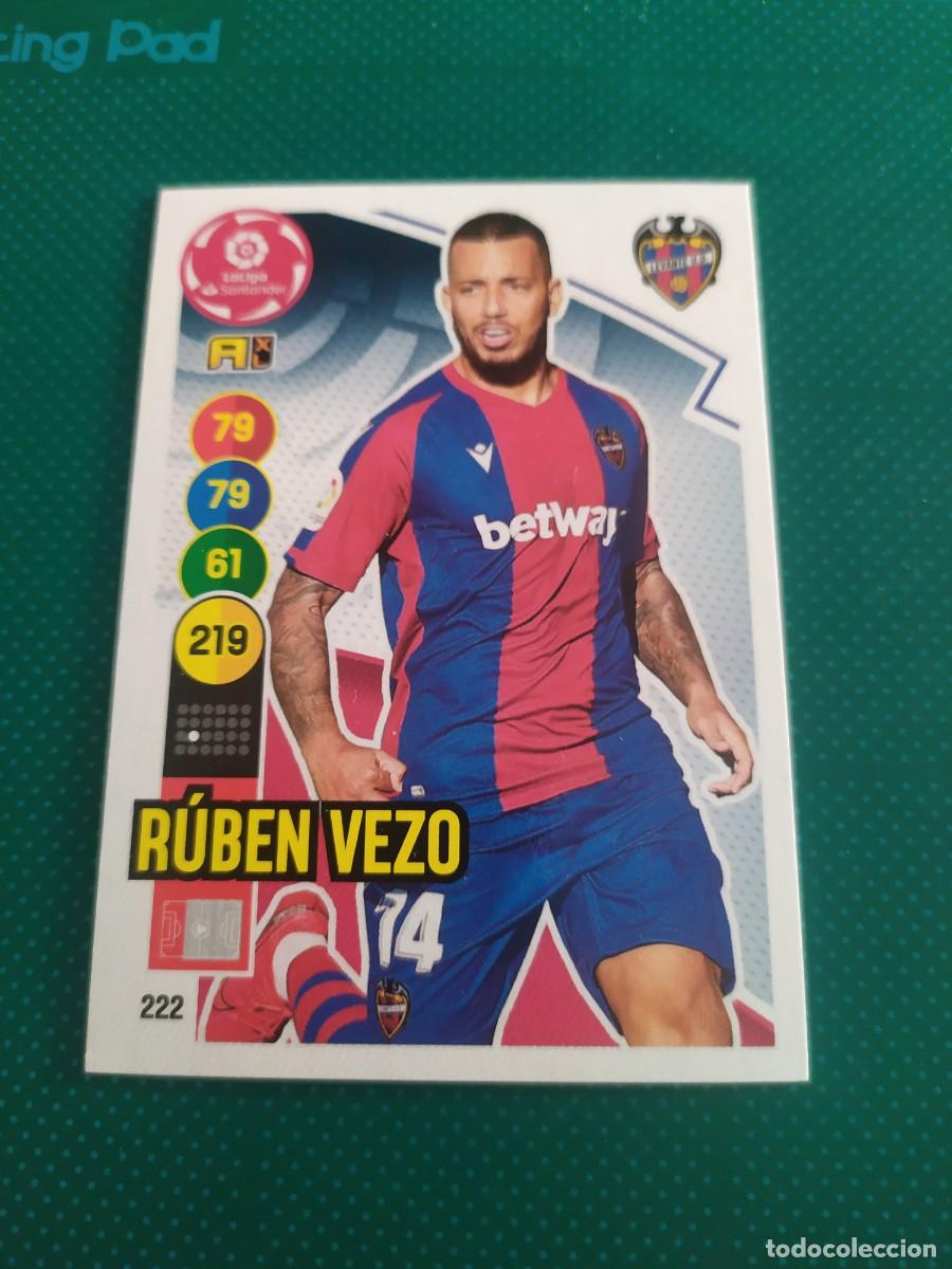 Fu&szlig;ball-Sticker: 1 CROMO FICHA ADRENALYN 2020-2021 20-21 U.D LEVANTE 222 RUBEN BEZO