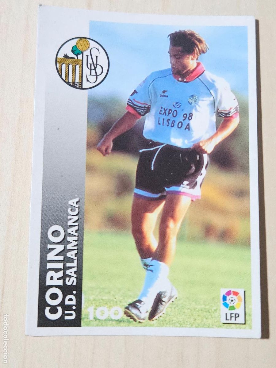 Cromos de Futebol: FICHA N&ordm; 100 CORINO - CHUPA CHUPS 1998-1999, 98-99 - SALAMANCA
