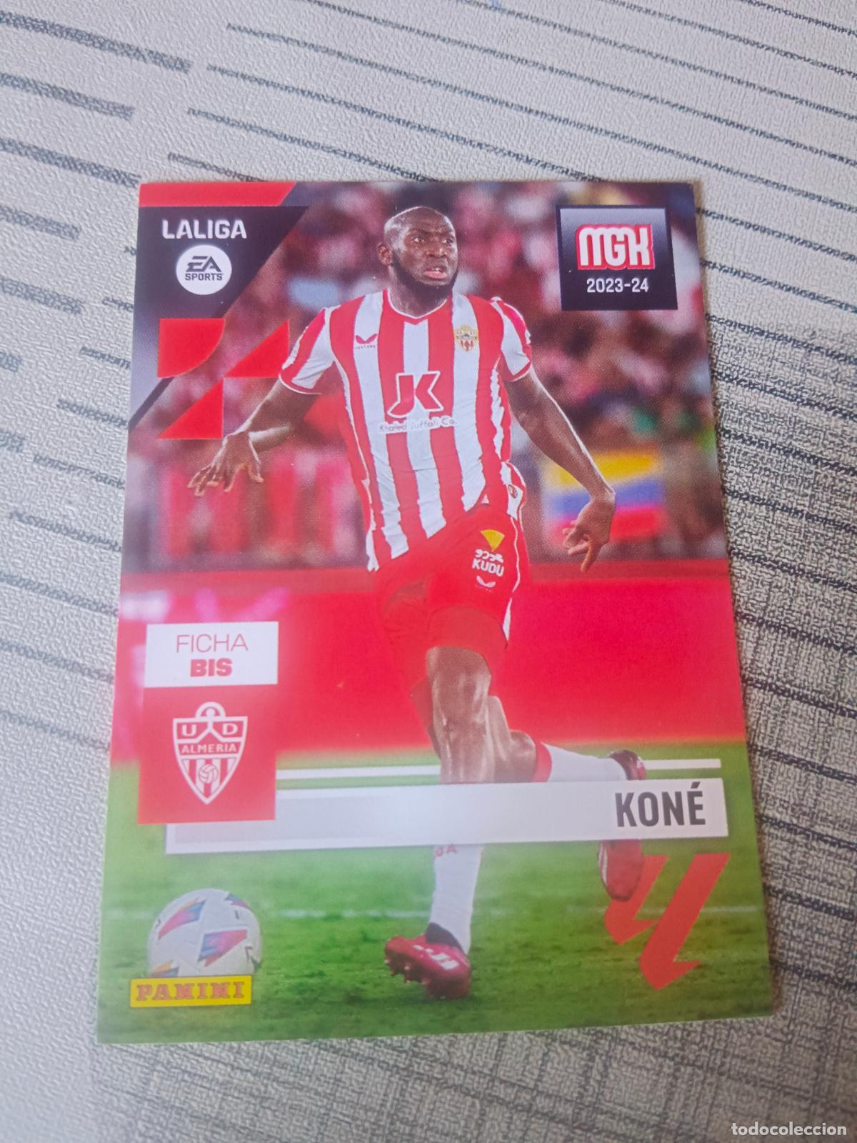 Cromos de Futebol: MEGACRACKS 2023 2024 23 24 LA LIGA N&ordm; 53 BIS KONE ALMERIA MEGA CRACKS MGK