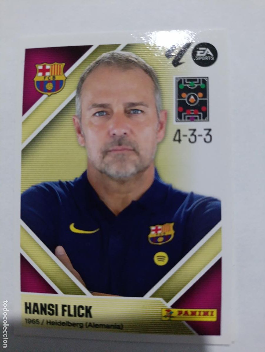 Cromos de Futebol: LIGA ESTE 2026 2027 FC BARCEL0NA HANSI FLICK N&ordm;2