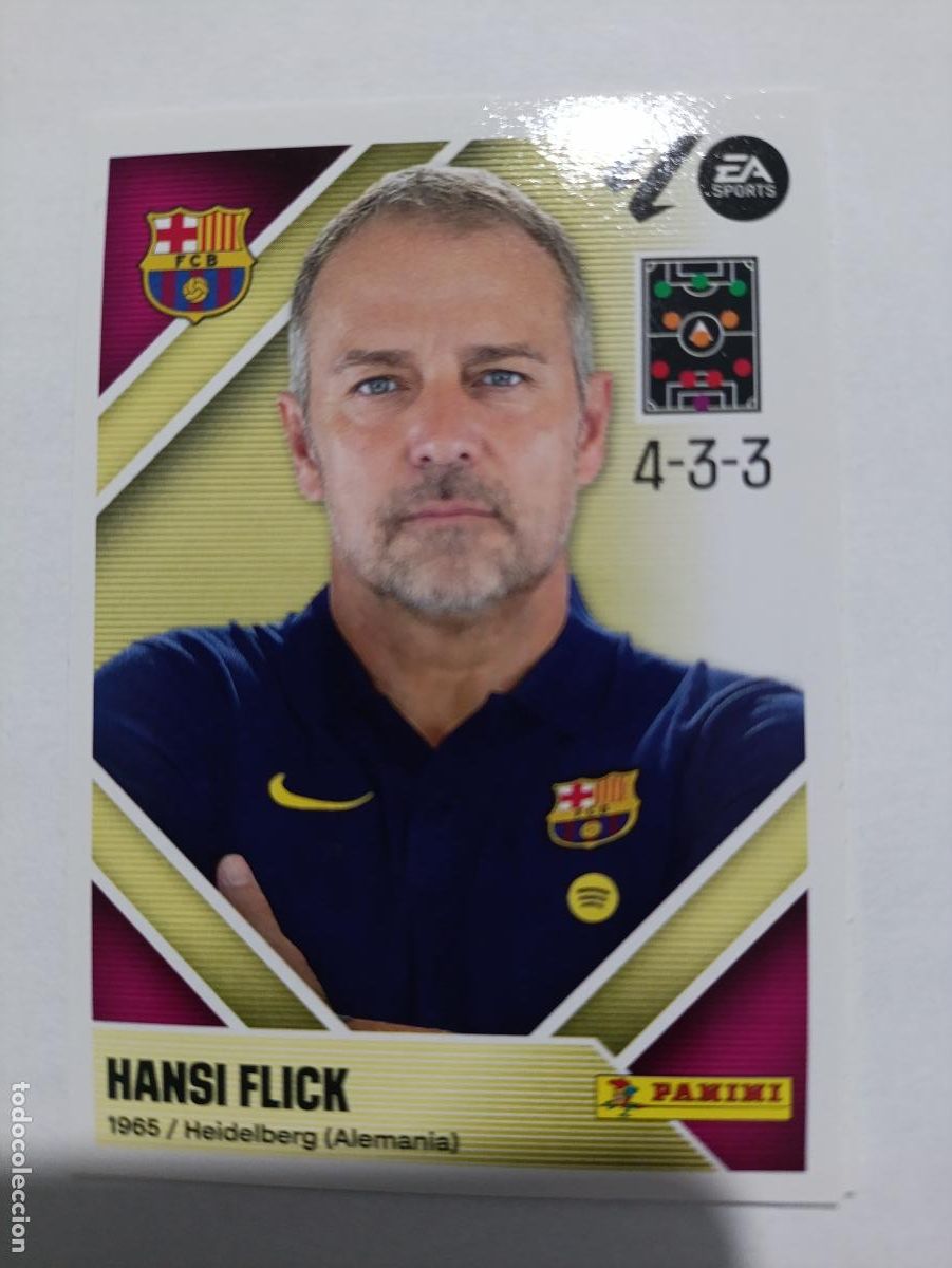 Cromos de Futebol: LIGA ESTE 2026 2027 FC BARCEL0NA HANSI FLICK N&ordm;2
