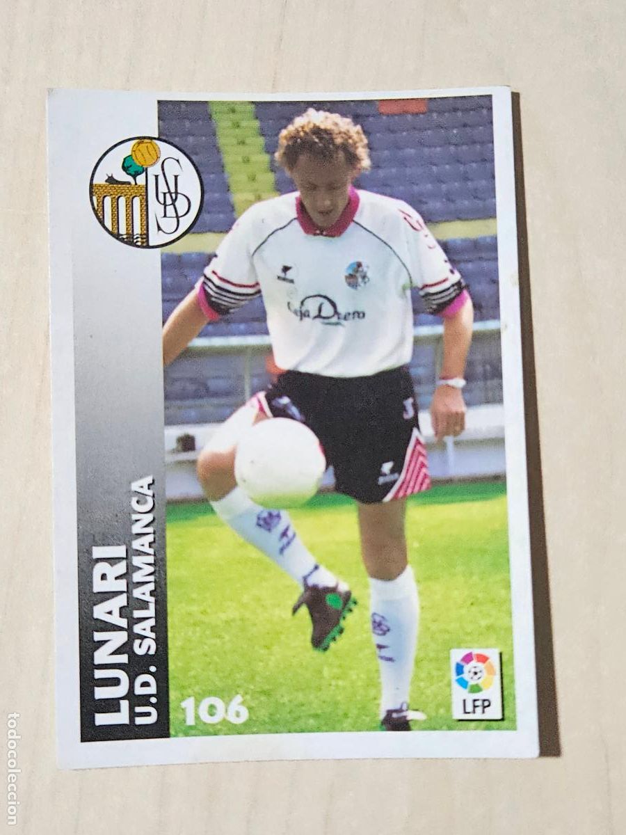 Cromos de Futebol: FICHA N&ordm; 106 LUNARI - CHUPA CHUPS 1998-1999, 98-99 - SALAMANCA