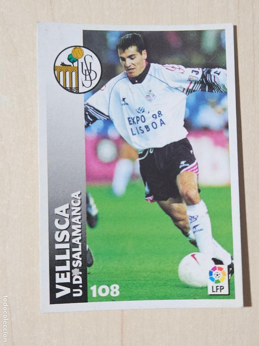 Cromos de Futebol: FICHA N&ordm; 108 VELLISCA - CHUPA CHUPS 1998-1999, 98-99 - SALAMANCA