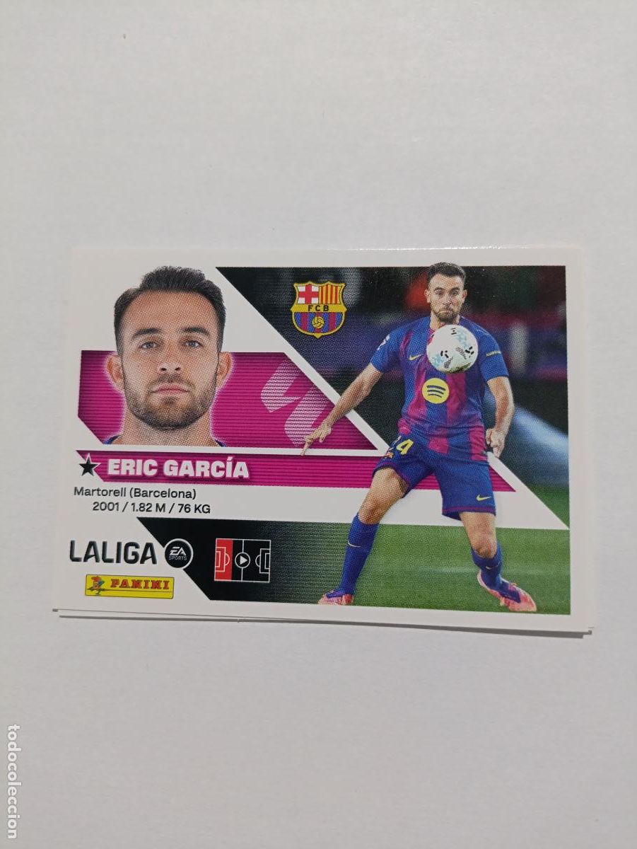 Cromos de Futebol: LIGA ESTE 2026 2027 FC BARCEL0NA ERIC GARCIA N&ordm;11